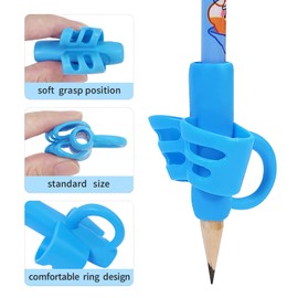 HFZRZFH 3pcs Pencil Grips for Kids Handwriting, for Preschoolers, Students, and Children with Special Needs, Correcting Grip Posture, Writing Aid for Kids
