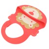 Baby Bib Washable Waterproof Superbib Reusable Infant Cartoon Feeding TowelRed