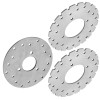 Caltric Front Rear Brake Disc Rotor fits Polaris Scrambler 500