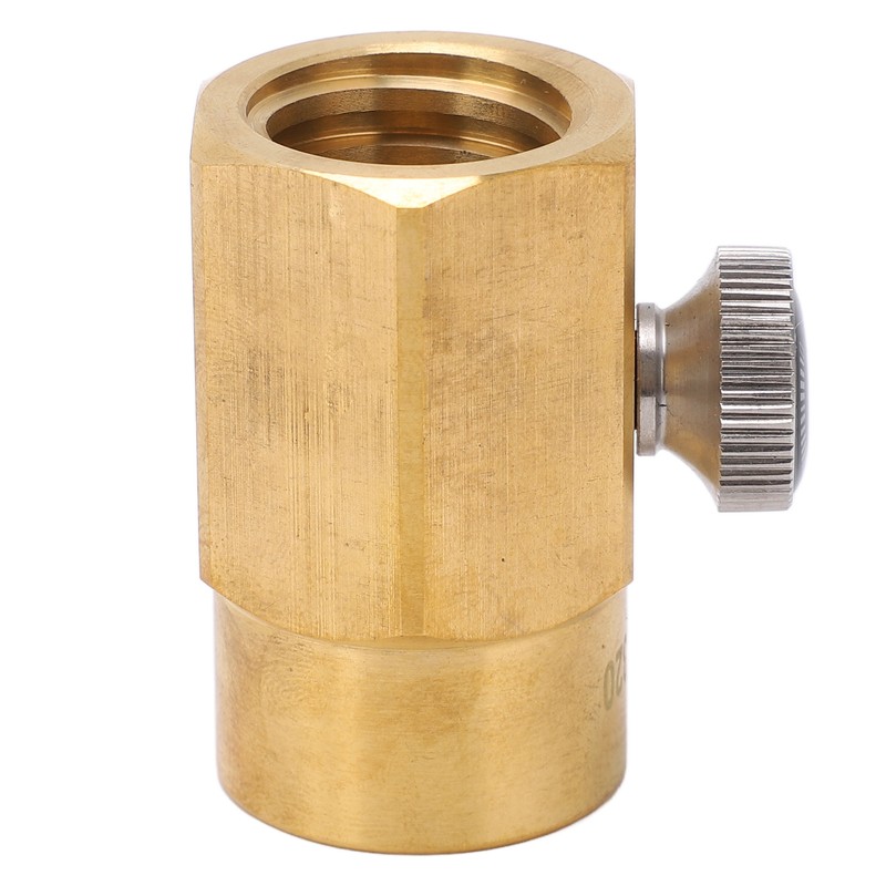 CO2 Cylinder Cartridge Adapter Household Soda Bottle Brass Refill Connector