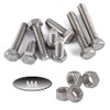 newlng M4 304 Hexagon Bolts Stainless Steel Bolts and Nuts