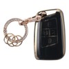 BYOBYO Key Fob Cover with Gold Keychain for Volkswagen Soft