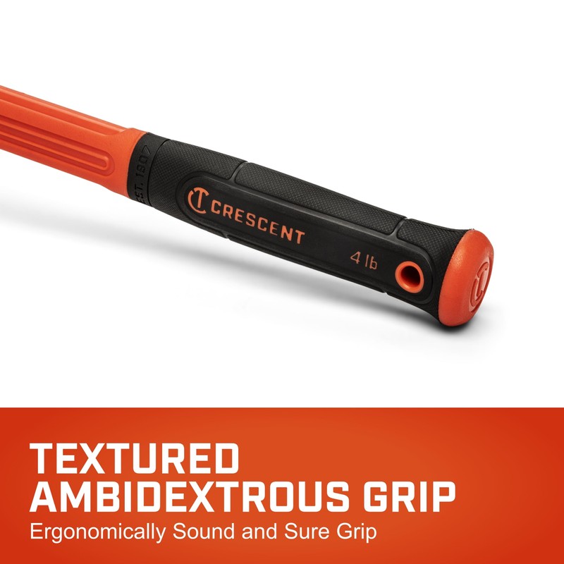 CRESCENT - HAMMER, 4LB BLACKSMITH, FIBERGLASS (CHFBS64)