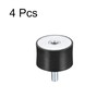 sourcing map Rubber Bearing M10 External / Internal Thread Vibration
