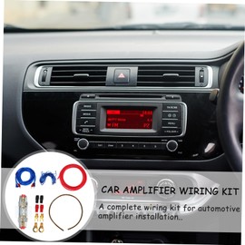 Baluue 1set Car Amplifier Wiring Kit Gauge Cable for Vehicle Stereo Installation Includes and Circuit Breaker Noise Design