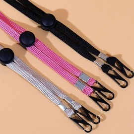 Portable Anti-Loss Mask Lanyard Neck Strap Holder Mask Strap Yellow 5ea