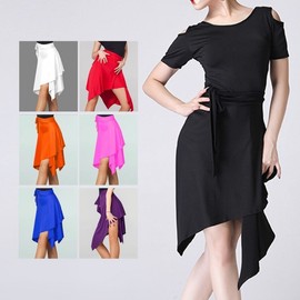 Women's Diagonal Line Wrap Skirt Hip Scarf for Line, Sports, Belly, Zumba Dance Skirt Purple/Free