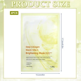 Bio Collagen Real Deep Maske, Centella Collagen Overnight Mask Korean, Anti-Falten Lifting Gesichtsmaske, Zur Hydratation, Anti-Falten-Wirkung, Reinigung und Aufhellung