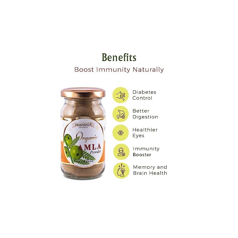 Nutranix Nutranix ads Amla Powder (Indian Gooseberry/Emblica Officinalis/Amla Churna)-100 Gm