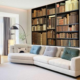 Vintage Bookshelf Tapestry Wall Hanging Retro Library Hippie Wall Tapestries For Bedroom Living Room College Dorm Aesthetic Decor 80X60 Inches