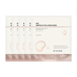 Byaecom EGF EGF Ampoule Collagen Mask Pack 5pcs / 바이애콤 EGF 이지에프 앰플 콜라겐 마스크팩 5매입