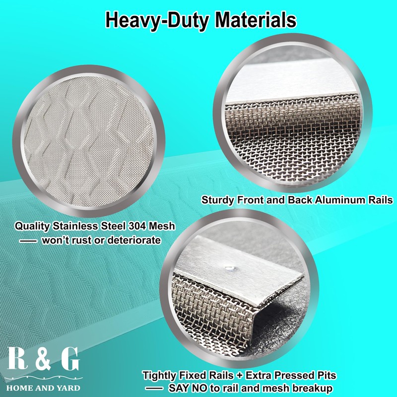 R & G Home and Yard Gutter Guard: (5.9 in