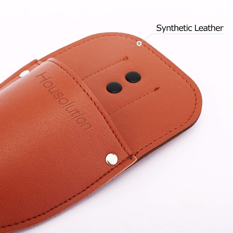 Housolution Garden Pruner Sheath, Pruner Tool Holster, Premium PU Leather