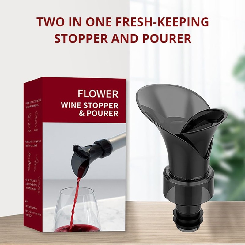 Wine Pourer - 2 paquetes de boquilla de aireador de