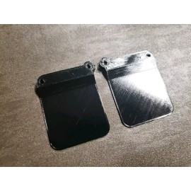 For Losi 2pcs Black Rear Mud Flaps For Team Losi TEN-SCTE 1.0 RTR 1/10 Baja Rey Truck