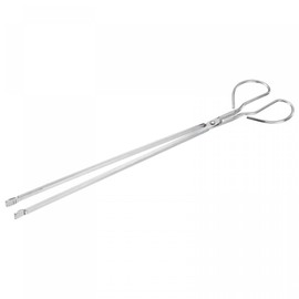 uxcell Scissors Tong, 53cm Carbon Steel Fireplace Firewood Picker Barbecue Charcoal Pick Up Tool