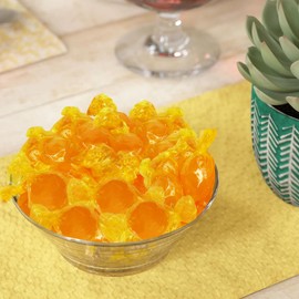 Butterscotch Hard Candy Discs Bulk 2lb - Individually Wrapped Butter Scotch Candies For Party Favors, Office Treats & Sweets - Approx 144 Pieces