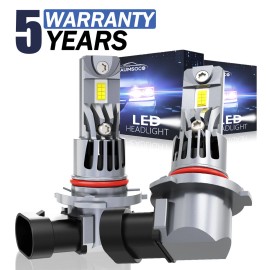 AUIMSOCO For Toyota Highlander 2011-2016 9005 HB3 LED Headlight High Beam Light Bulbs