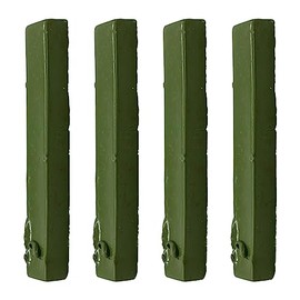 showingo 4 Sticks of Green DOP Wax Kit for Lapidary Forming Cutting and Polishing Cabochon Wax