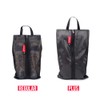 pack all Waterproof Travel Shoe Bag, Plus-Black, 1 piece