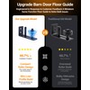 WINSOON Sliding Barn Door Floor Guide - Adjustable Stay Rollers