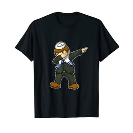 Funny Jewish Bar Mitzvah Boy Dabbing Happy Hanukah T-Shirt