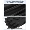 GSG SINCE 1998 Mens Genuine Leather Fingerless Gloves for Driving