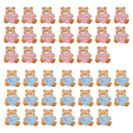OUDQFCJ Baby Shower Gender Reveal Stickers Gender Reveal Party Stickers Gender Reveal Labels Team Boy Team Girl Baby Shower Party Decoration
