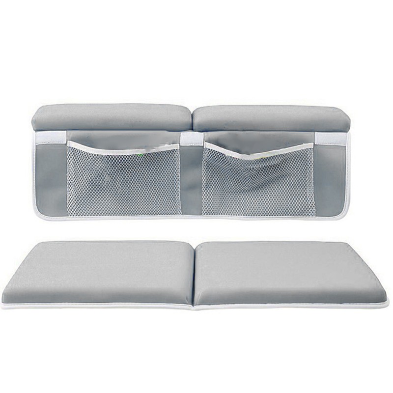 Neoprene Light Gray Rectangle Outdoor Swimming Kneeler Pad Indoor Bathroom