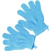 Guante Exfoliante de Baño de Nylon – VILLCASE Azul Talla