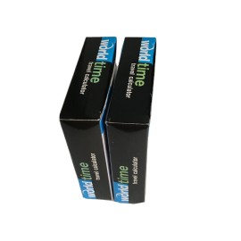 World Time LOT OF (2) WORLD TIME TRAVEL CALCULATOR CLOCK #1660 CALENDAR ALARM ~ FREE SHIP