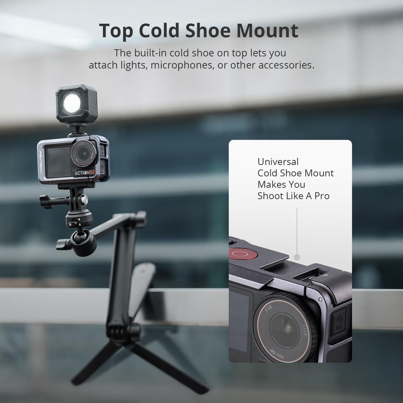 PGYTECH Camera Cage for DJI OSMO Action 5 Pro Aluminium