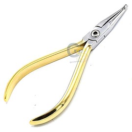 G.S Gold Plated Color How Straight Plier Dental Orthodontics Wire Bending Instrument Best Quality