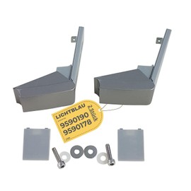 Lichtblau Liebherr Fridge Replacement Part No. 9590124, 9590178, 9590190, Hinge Set for Fridge Door Handle, Repair Kit for Liebherr Freezer, Pack of 2