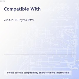 Upgrade Your Auto 4pc Carbon Fiber Pillar Post Covers for Toyota RAV4 2014-2018