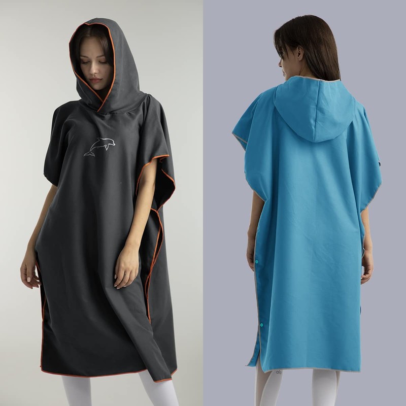 flintronic Swim Towels, Quick Dry Changing Robe Towel, Microfiber Beach