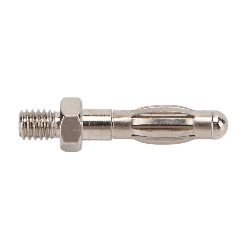 50Pcs Banana Plugs Hex Thread High Accuracy Good Transmission Performance