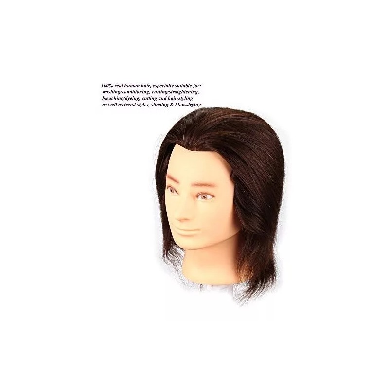 Hair Way Maniqui Cabeza Cabello Natural #3b 30.4 Cm Hair