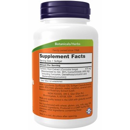 NOW Supplements - Turmeric Curcumin 120 Gels by NOW