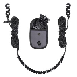 EXVITAL Portable Travel Clothesline Lightweight Camping Clothes Line with 24 Beads for Indoor Hotels Backyard, Outdoor Cruise Ships, RVs, Tents, 11.5 Feet