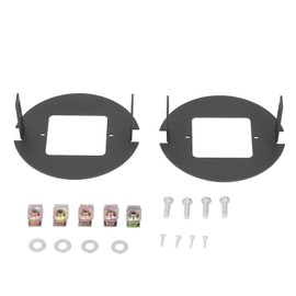 Fog Light Pod Mount Fit for Tacoma 2005?2011, 2PCS LED Fog Light Pod Mount Brackets Stainless Steel Black Replacement