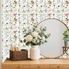 IVN Botanical Wildflower Peel and Stick Floor Tiles 12x12 Inch