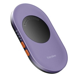 Vaydeer Ultra Slim Mouse Mover, Air 3 Mouse Jiggler with Adjustable Interval Timer, Undetectable & Noiseless, Simulates Realistic Movement, Driver-Free Shaker for Keeping The PC Active (Light Purple)