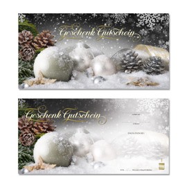 Gift Voucher Gift Vouchers for DIN Long Envelopes (Pack of 100) for Christmas X9287