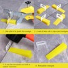 DGSL Tile Leveling System Tile Wedges, 200PCS Reusable Tile Leveling