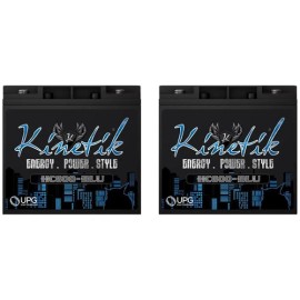 Kinetik Brand New HC600-BLU 600 Watt 12 Volt Battery Power Cell - 2 Pack