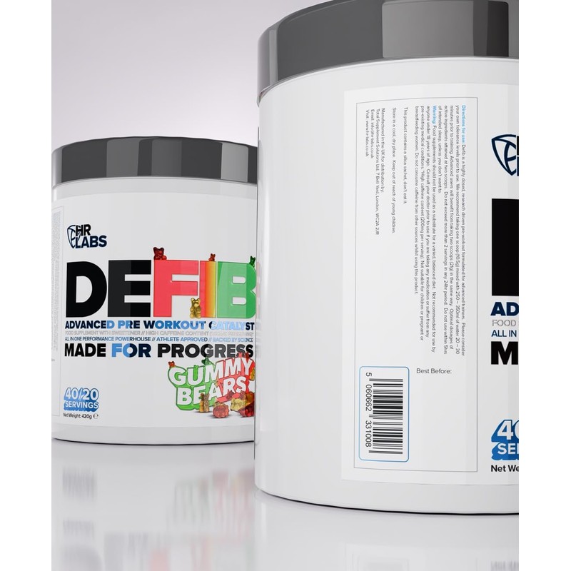 HR Labs DEFIB, Ultimate All in One Advanced Strong Pre