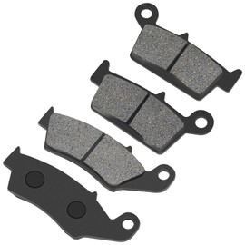 AHL Semi-metallic Front & Rear Brake Pads Set for Honda XR250L 1991-1996/XR250R 1990-2004/XR300 R10 2010/XR400R 1996-2004/XR600R 1991-2000/XR650R 2000-2007/XR650L 1993-2015