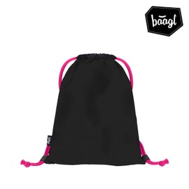 Baagl Gym Bag for Girls and Women – Waterproof Shoe Bag, School and Nursery Sports Bag, Sports Backpack., multicolour