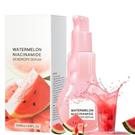 Watermelon Niacinamide Moisturiser Serum, Dew Drops Face Serum, Watermelon Glow Dew Drops Hydrating Serum, Niacinamide Moisturiser, Watermelon Glow, Brightening, Moisturising, Light Glow